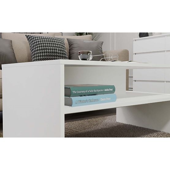 Konferenční stolek Boston BOSTON BÍLÝ