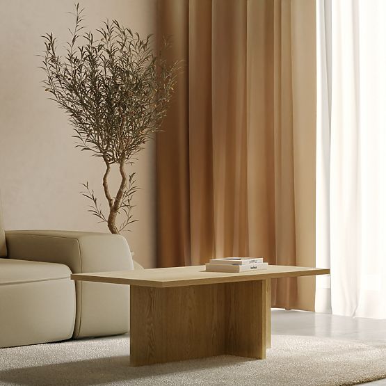 Konferenční stolek Jose, obdélníkový, Dub Cremona Torro