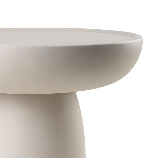 Konferenční stolek Lagoon 60 cm, béžový, matný