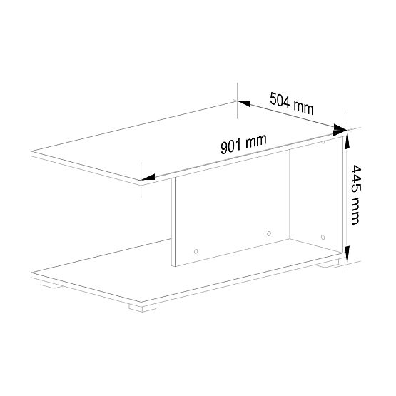 KONFERENČNÍ STOLEK MARGO BÍLÝ