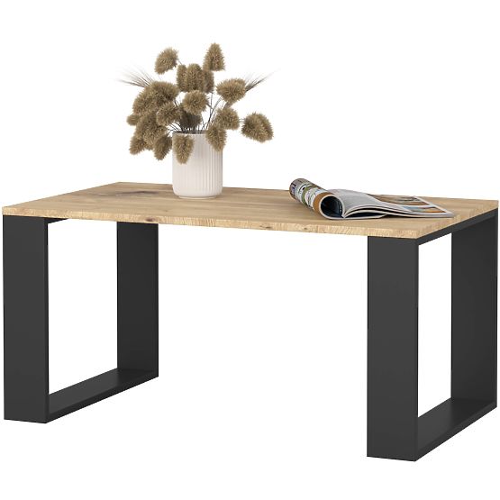 KONFERENČNÍ STOLEK NOX DUB ARTISAN / ČERNÝ
