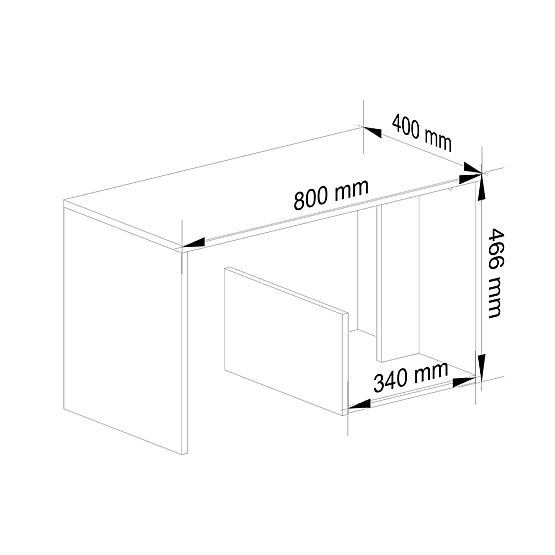 KONFERENČNÍ STOLEK PAUL BÍLÝ