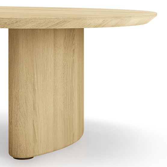 Konferenční stolek Segretto, oválný, přírodní dub