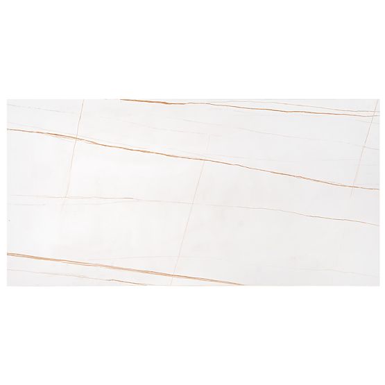 Konferenční stolek UNIVERSE 3, bílý mramor / zlatý