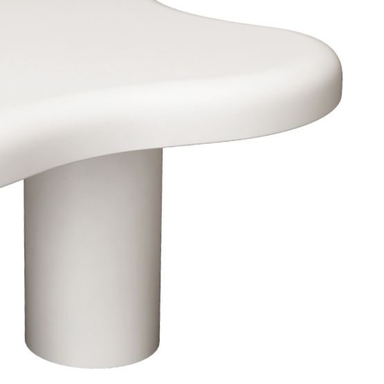 Konferenční stolek Vercelli 100 cm, bílý