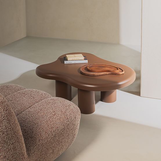 Konferenční stolek Vercelli 100 cm, choco