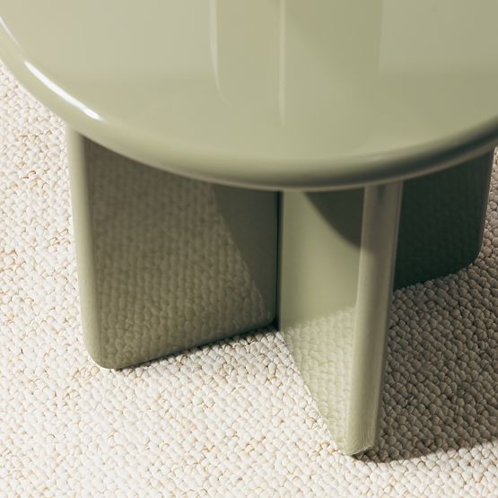 Konferenční stolek Vivid 50 cm, olivový, lesklý