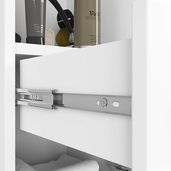 KOUPELNA REGÁL FIN SLOUPEK 30 2D 1SZ 1W 140cm PK BÍLÝ