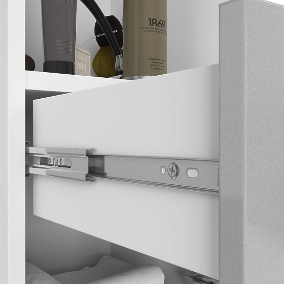 KOUPELNA REGÁL FIN SLOUPEK 30 2D 1SZ 1W 140cm PK METALIK LESK