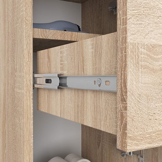 KOUPELNA SKŘÍŇKA FIN SLOUPEK 30 2D 1SZ 85cm PK DUB SONOMA