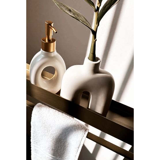 Koupelnová polička na vanu SF01 45cm zlatá kartáčovaná