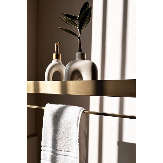 Koupelnová polička na vanu SF01 45cm zlatá kartáčovaná