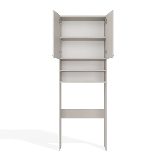 Koupelnová skříňka nad pračku POLA DK KAŠMÍR BÉŽOVÁ Regál Sloupek 180X64X30