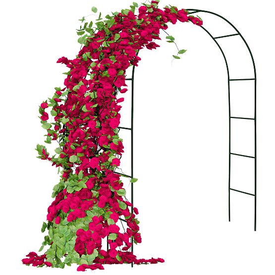 Kovová pergola oblouk černá 240 cm