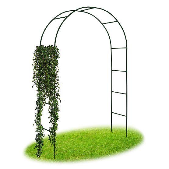 Kovová pergola oblouk černá 240 cm