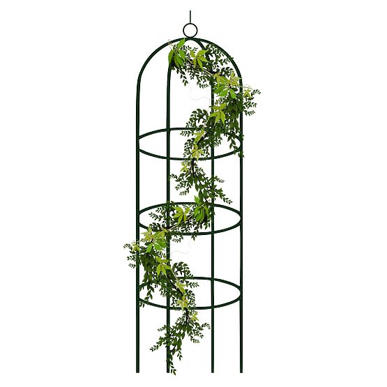 Kovová pergola sloupek tmavě zelená 190 cm