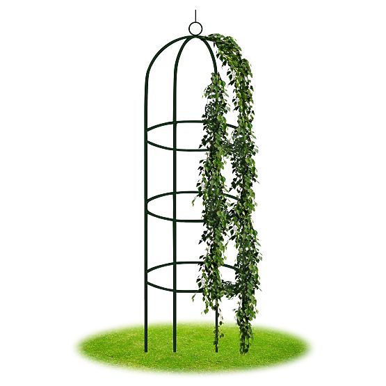 Kovová pergola sloupek tmavě zelená 190 cm