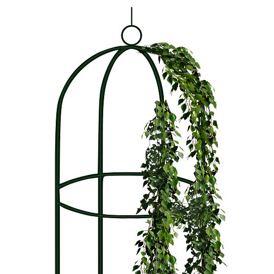 Kovová pergola sloupek tmavě zelená 190 cm