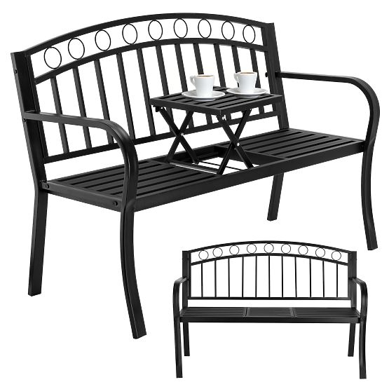 Kovová zahradní lavice BANCO