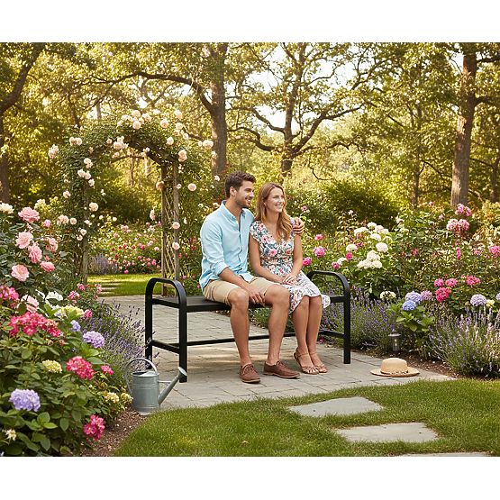 Kovová zahradní lavička SOBO