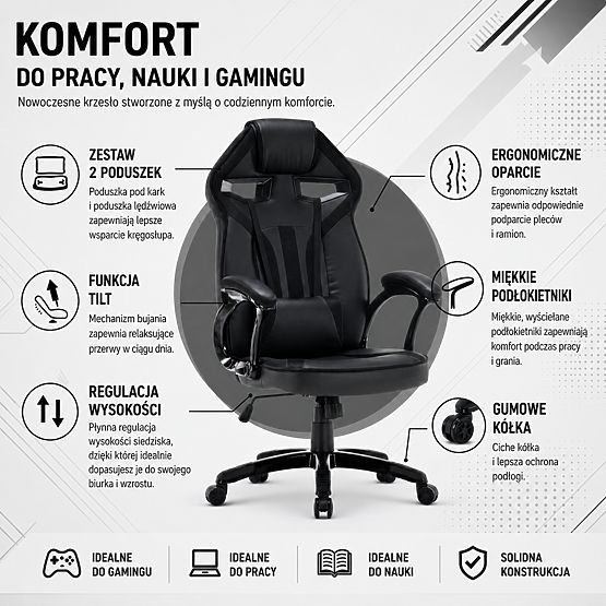 Křeslo Drift DRIFT ČERNÉ