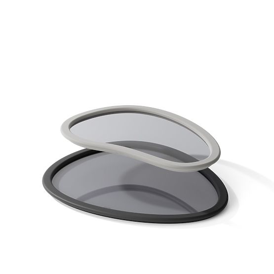 Kuchyňské doplňky nepravidelného tvaru HUB barva grafitová styl minimalistický umbra