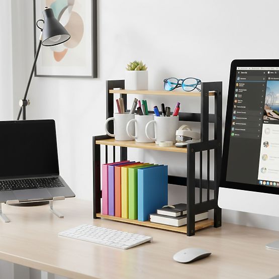 Kuchyňský regál na koření CEZAR NATURAL BLACK