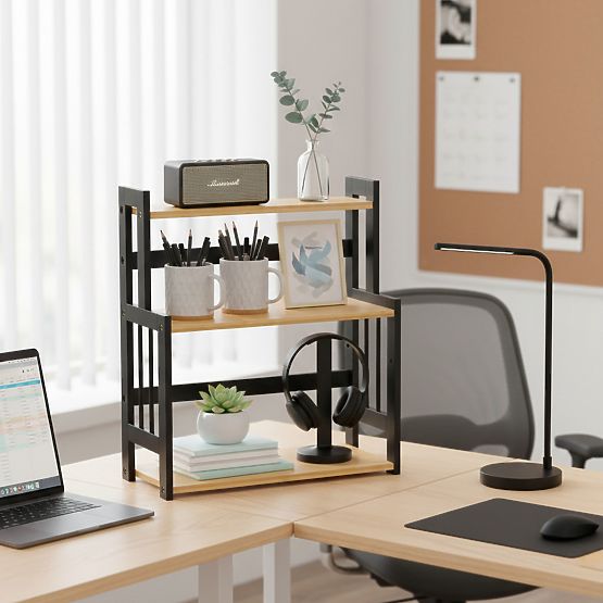 Kuchyňský regál na koření CEZAR NATURAL BLACK