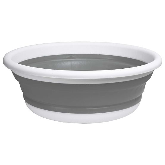 Kulatá mísa 37 cm bílo-šedá ELBA COMPACT 9 litrů