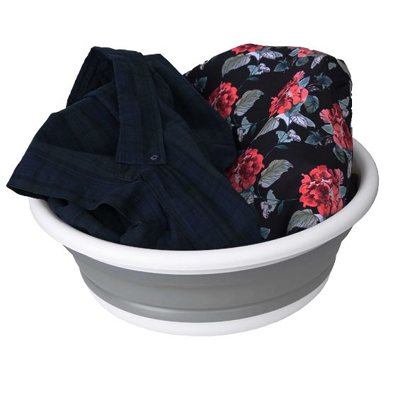 Kulatá mísa 37 cm bílo-šedá ELBA COMPACT 9 litrů