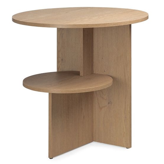 Kulatý boční stolek Yaso, Dub Cremona Torro