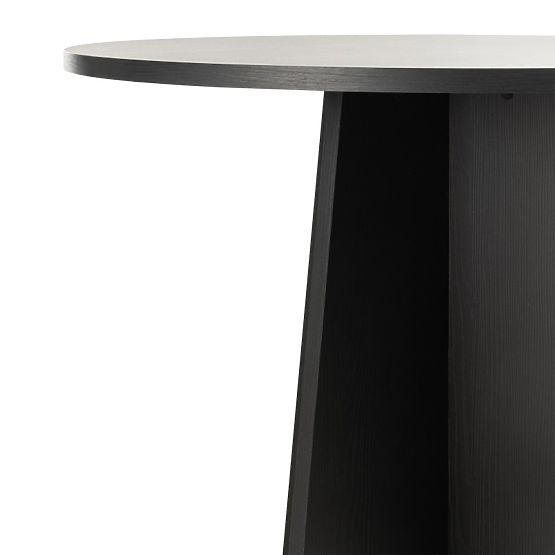 Kulatý jídelní stůl Merlo 100 cm, černý