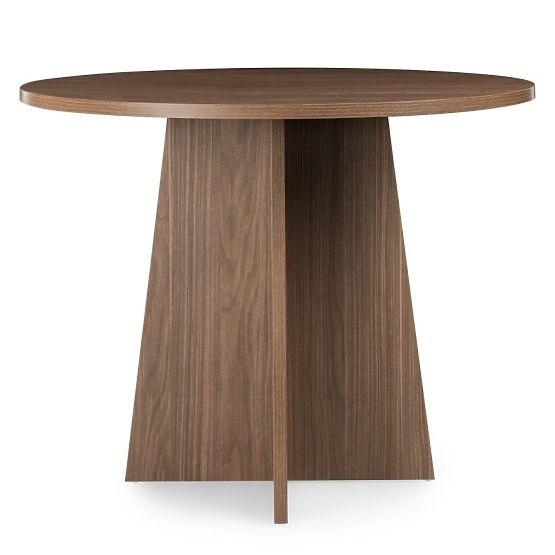 Kulatý jídelní stůl Merlo 100 cm, ořech lincoln