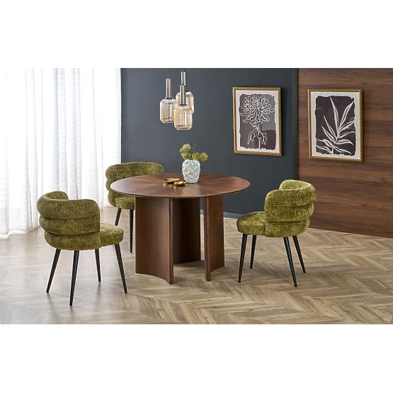 Kulatý stůl CALDO, ořechový (2p=1ks)