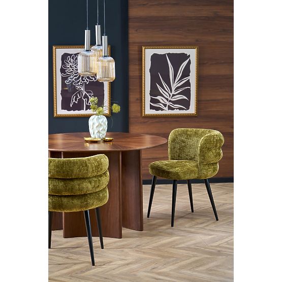 Kulatý stůl CALDO, ořechový (2p=1ks)