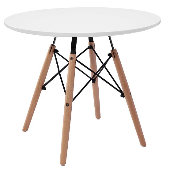 Kulatý stůl PARIS DTW 60 cm bílý