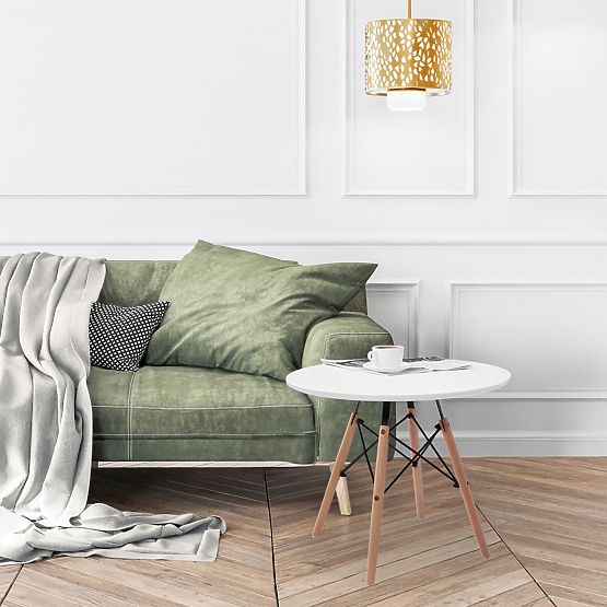 Kulatý stůl PARIS DTW 60 cm bílý