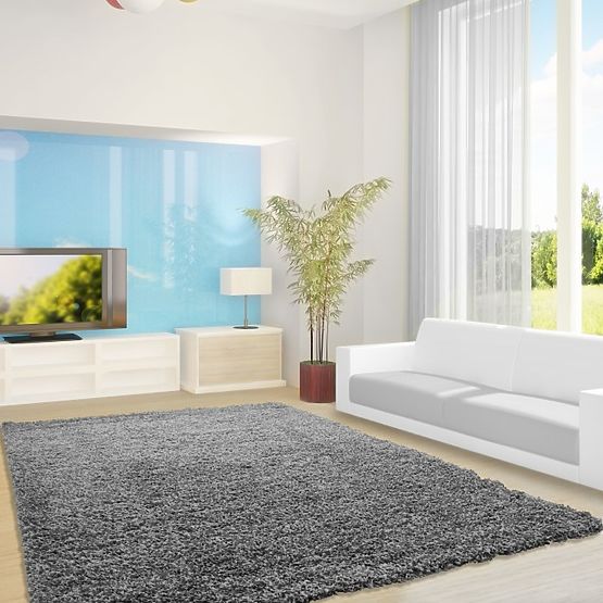 Kusový koberec LIFE - Tmavě šedý