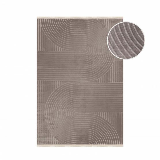 Kusový koberec Style - hnědý