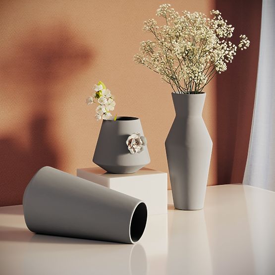 Květináč LUSITANO barva cappuccino klasický styl do interiéru ameliahome