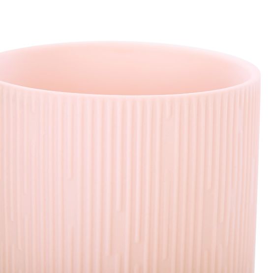 Květináč PASO korálová barva moderní styl pro vnitřní použití ameliahome