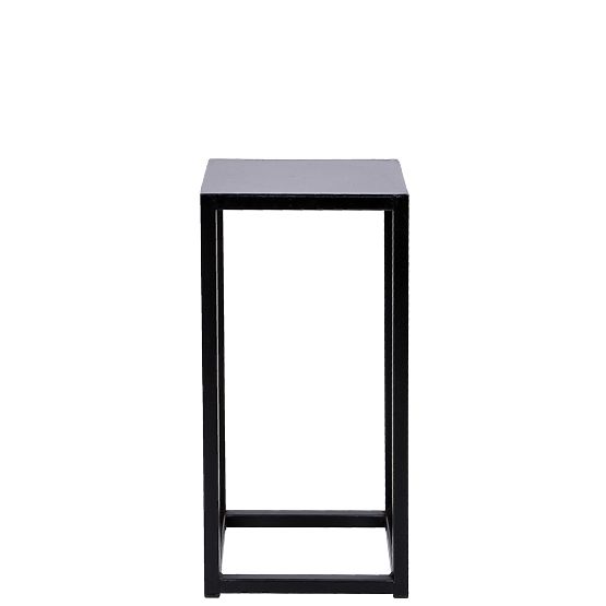 Květinový stojan Piatto loft 40 cm černý