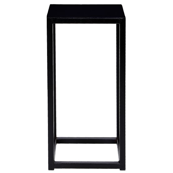 Květinový stojan Piatto loft 40 cm černý