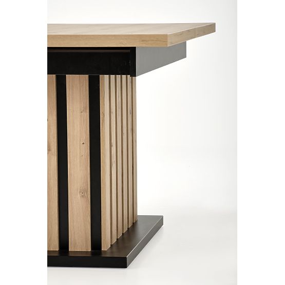 LAMELLO rozkládací stůl 160-210/90 cm dub artisan/černý 