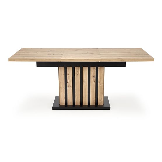 LAMELLO rozkládací stůl 160-210/90 cm dub artisan/černý 