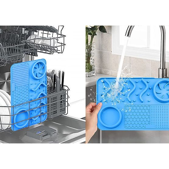 LICK MAT ZPOMALUJÍCÍ JÍDLO ŠEDÁ