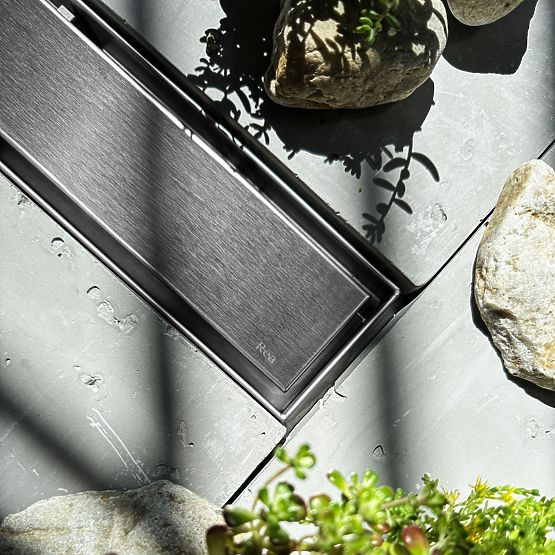 Lineární odtok REA NEOX PRO Kartáčovaná ocel 60