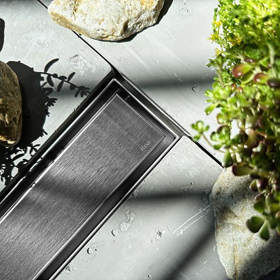 Lineární odtok REA NEOX PRO Kartáčovaná ocel 60