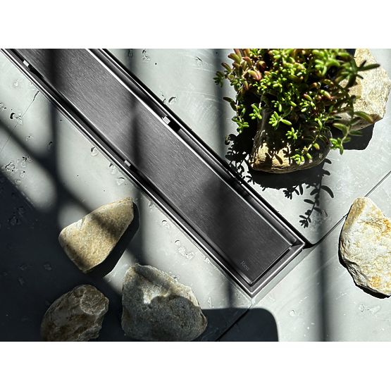 Lineární odtok REA NEOX PRO Kartáčovaná ocel 60