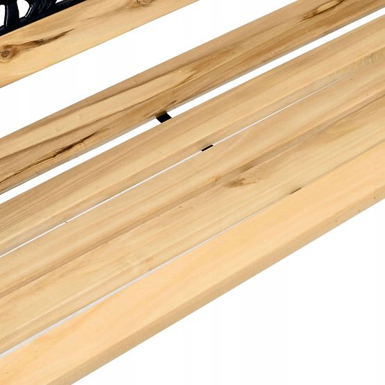 Litinová zahradní lavička RŮŽE